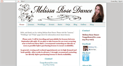 Desktop Screenshot of melissarosedance.com